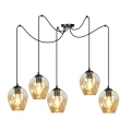 Lampa wisząca LEVEL 5 BL MIODOWY 758/5 EMIBIG