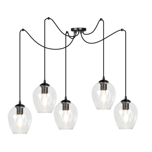 Lampa wisząca LEVEL 5 BL TRANSPARENT 756/5 EMIBIG