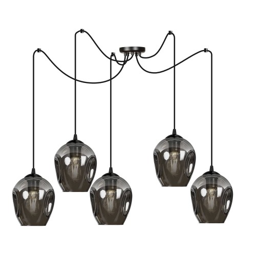 Lampa wisząca LEVEL 5 BL GRAFIT 757/5 EMIBIG