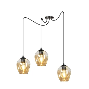 Lampa wisząca LEVEL 3 BL MIODOWY 758/3 EMIBIG