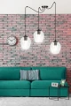 Lampa wisząca LEVEL 3 BL TRANSPARENT 756/3 EMIBIG