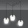 Lampa wisząca LEVEL 3 BL TRANSPARENT 756/3 EMIBIG