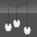 Lampa wisząca LEVEL 3 BL TRANSPARENT 756/3 EMIBIG