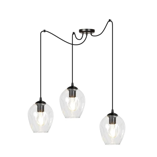 Lampa wisząca LEVEL 3 BL TRANSPARENT 756/3 EMIBIG