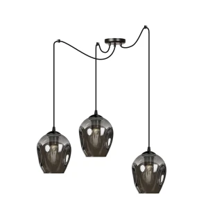 Lampa wisząca LEVEL 3 BL GRAFIT 757/3 EMIBIG