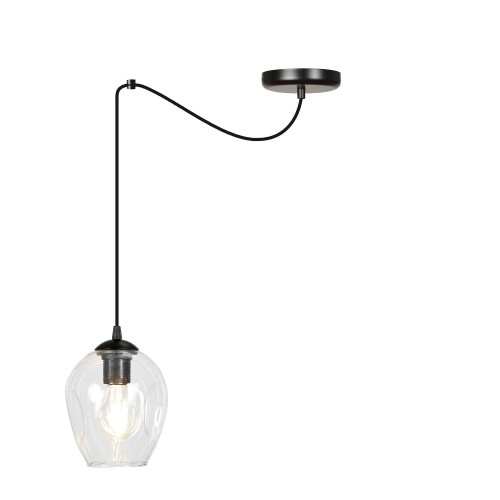 Lampa wisząca LEVEL 1 BL TRANSPARENT 756/1 EMIBIG