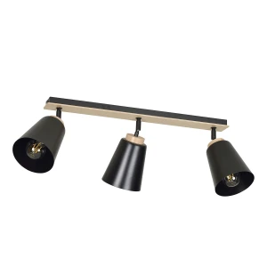 Lampa sufitowa ATLAS 3 BLACK 725/3 EMIBIG