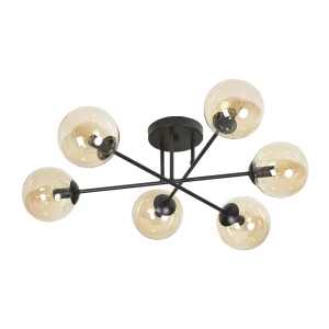 Lampa sufitowa BRENDI 6B BL MIODOWY 833/6B EMIBIG