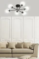Lampa sufitowa BRENDI 6B BL TRANSPARENT 831/6B EMIBIG