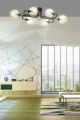 Lampa sufitowa BRENDI 6A BL MIODOWY 833/6A EMIBIG