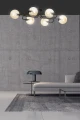 Lampa sufitowa BRENDI 6A BL MIODOWY 833/6A EMIBIG