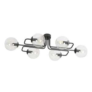 Lampa sufitowa BRENDI 6A BL TRANSPARENT 831/6A EMIBIG
