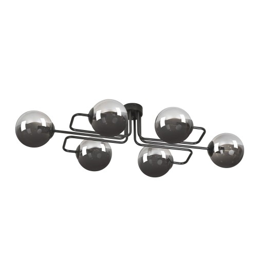 Lampa sufitowa BRENDI 6A BL GRAFIT 832/6A EMIBIG