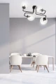 Lampa sufitowa BRENDI 4 BL TRANSPARENT 831/4 EMIBIG