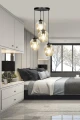 Lampa wisząca ISTAR 4 BL PREMIUM MIODOWY 681/4PREM EMIBIG