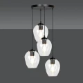 Lampa wisząca ISTAR 4 BL PREMIUM TRANSPARENT 679/4PREM EMIBIG
