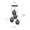 Lampa wisząca ISTAR 4 BL PREMIUM GRAFIT 680/4PREM EMIBIG