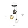 Lampa wisząca ISTAR 3 BL PREMIUM MIX 682/3PREM EMIBIG