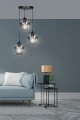 Lampa wisząca ISTAR 3 BL PREMIUM GRAFIT 680/3PREM EMIBIG