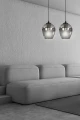 Lampa wisząca ISTAR 2 BL GRAFIT 680/2 EMIBIG