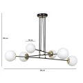 Lampa wisząca OGNIS 6 WHITE 967/6 EMIBIG