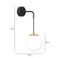 Kinkiet OGNIS K1 BLACK 966/K1 EMIBIG