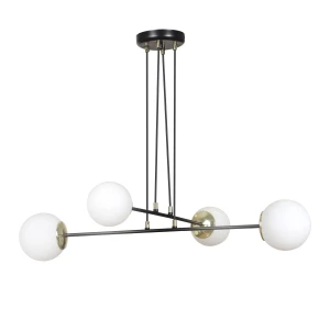 Lampa wisząca OGNIS 4 BLACK 966/4 EMIBIG
