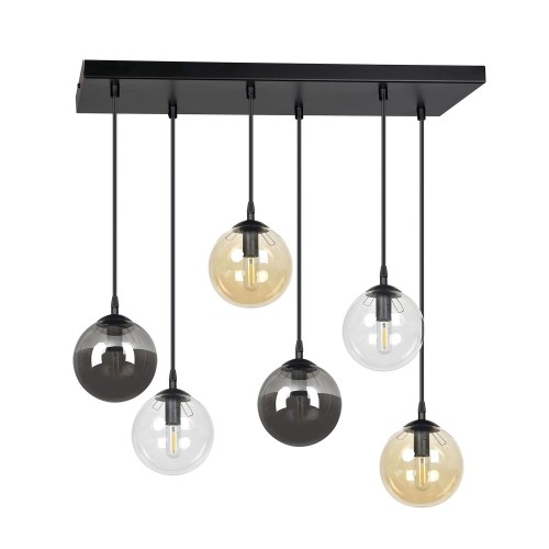 Lampa wisząca COSMO 6 BL MIX1 714/6M1 EMIBIG