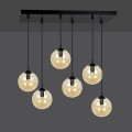 Lampa wisząca COSMO 6 BL MIODOWY 713/6 EMIBIG