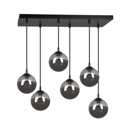 Lampa wisząca COSMO 6 BL GRAFIT 712/6 EMIBIG