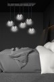 Lampa wisząca COSMO 6 BL GRAFIT 712/6 EMIBIG