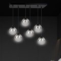 Lampa wisząca COSMO 6 BL GRAFIT 712/6 EMIBIG