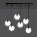 Lampa wisząca COSMO 6 BL TRANSPARENT 711/6 EMIBIG