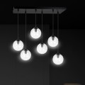 Lampa wisząca COSMO 6 BL TRANSPARENT 711/6 EMIBIG