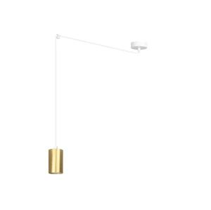 Lampa wisząca TRAKER 1 WH/GOLD 527/1 EMIBIG