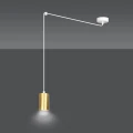 Lampa wisząca TRAKER 1 WH/GOLD 527/1 EMIBIG