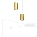 Lampa wisząca TRAKER 4 WH/GOLD 527/4 EMIBIG