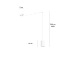 Lampa wisząca TRAKER 1 WH/WHITE 525/1 EMIBIG