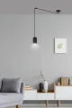 Lampa wisząca TRAKER 1 BL/BLACK 524/1 EMIBIG
