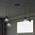 Lampa wisząca TRAKER 4 BL/BLACK 524/4 EMIBIG