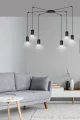 Lampa wisząca TRAKER 6 BL/BLACK 524/6 EMIBIG