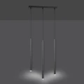 Lampa wisząca SELTER 3 BLACK 552/3 EMIBIG
