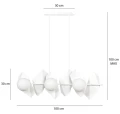 Lampa wisząca DRIFTON 6 WHITE 637/6 EMIBIG