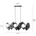 Lampa wisząca DRIFTON 6 BLACK 636/6 EMIBIG