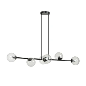 Lampa wisząca ROSSI 6 BL TRANSPARENT 874/6 EMIBIG