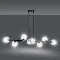 Lampa wisząca ROSSI 8 BL TRANSPARENT 874/8 EMIBIG