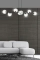 Lampa wisząca ROSSI 8 BL TRANSPARENT 874/8 EMIBIG