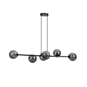 Lampa wisząca ROSSI 6 BL GRAFIT 875/6 EMIBIG