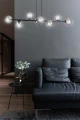 Lampa wisząca ROSSI 8 BL GRAFIT 875/8 EMIBIG
