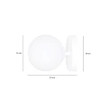 Kinkiet HALLDOR K1 WHITE 1025/K1 EMIBIG